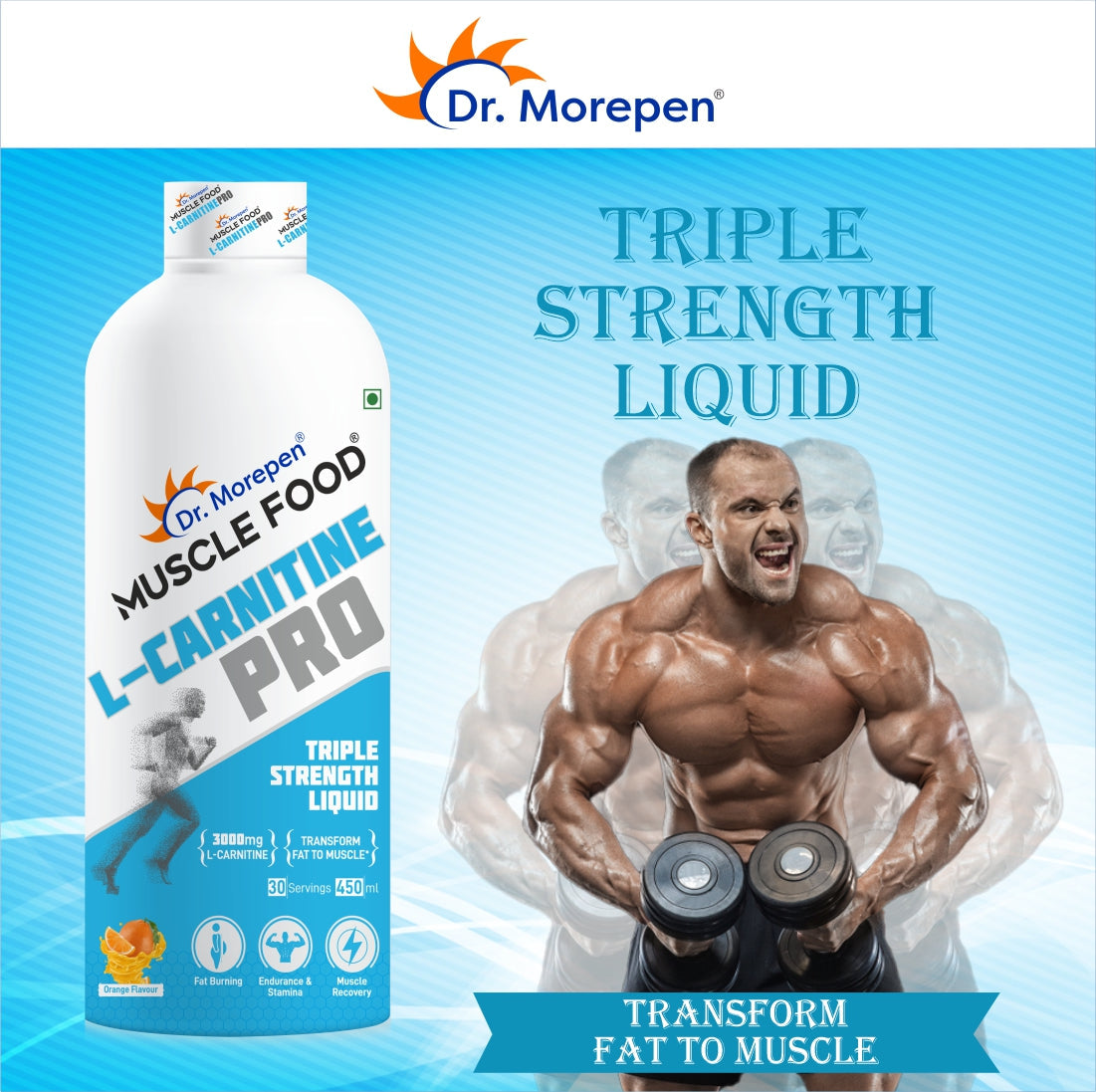 Dr. Morepen L-Carnitine Pro Orange