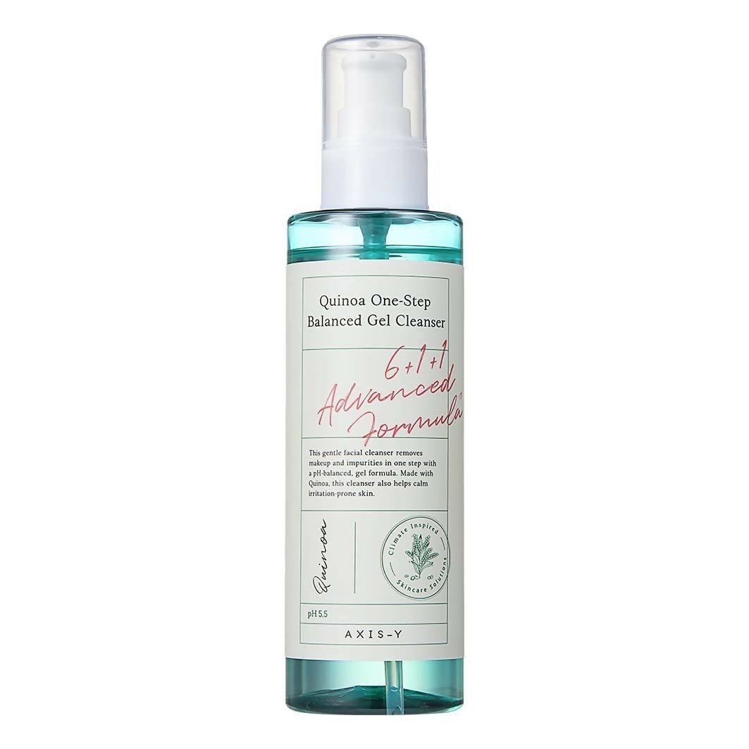 AXIS-Y Quinoa One Step Balanced Gel Cleanser, Gentle & pH Balancing Facial Cleanser, For Sensitive Skin - Distacart