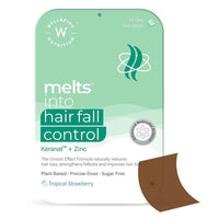 Thumbnail for Wellbeing Nutrition Melts Healthy Hair & Hair Fall Control Strips Combo