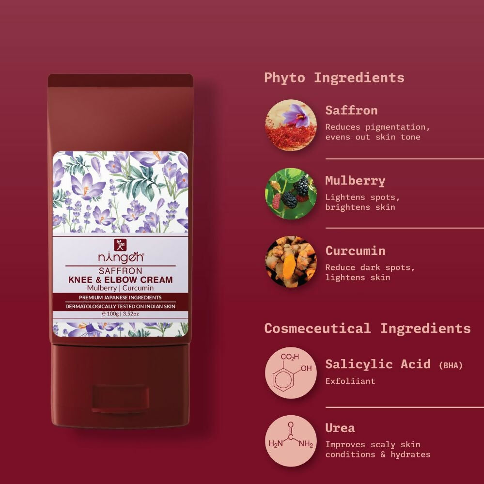 Ningen Bearberry Under Arm Cream and Saffron Knee Elbow Cream Combo - Distacart