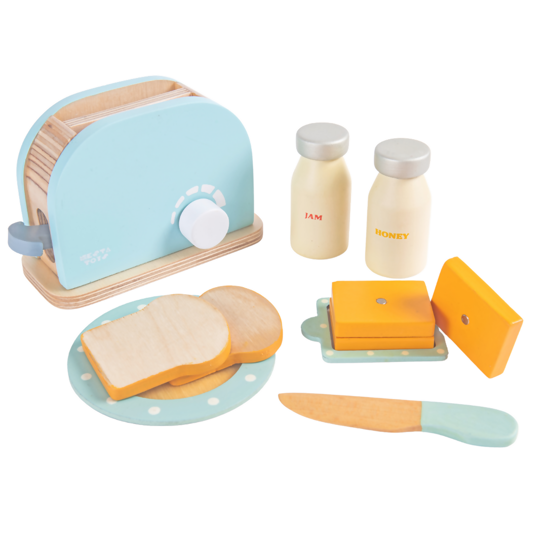 Wooden Bread Toaster Toy 5