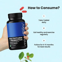 Thumbnail for Meadbery Multivitamin With Probiotics Tablets - Distacart