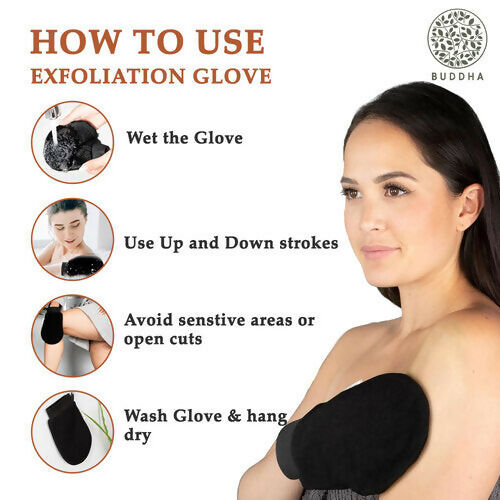 Buddha Natural Body Scrubber Gloves - Distacart