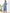 Janasya Dark Cotton Tie & dye Gathered Dress