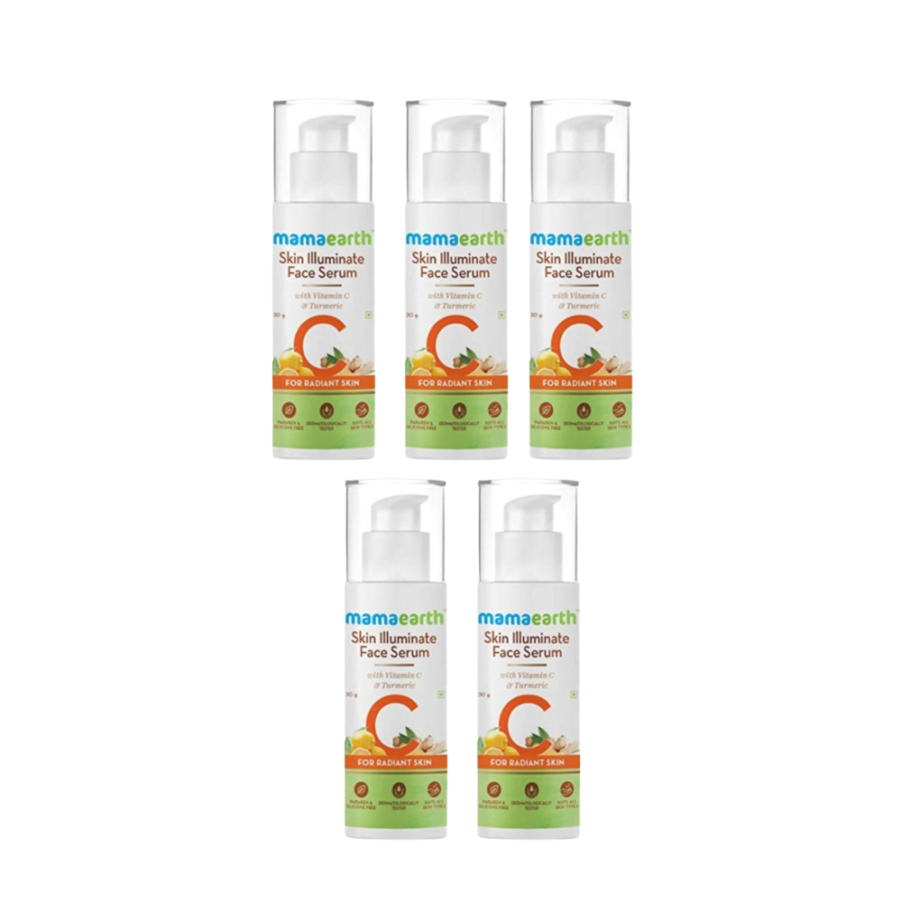 Mamaearth Skin Illuminate Face Serum With Vitamin C & Turmeric For Radiant Skin - Distacart