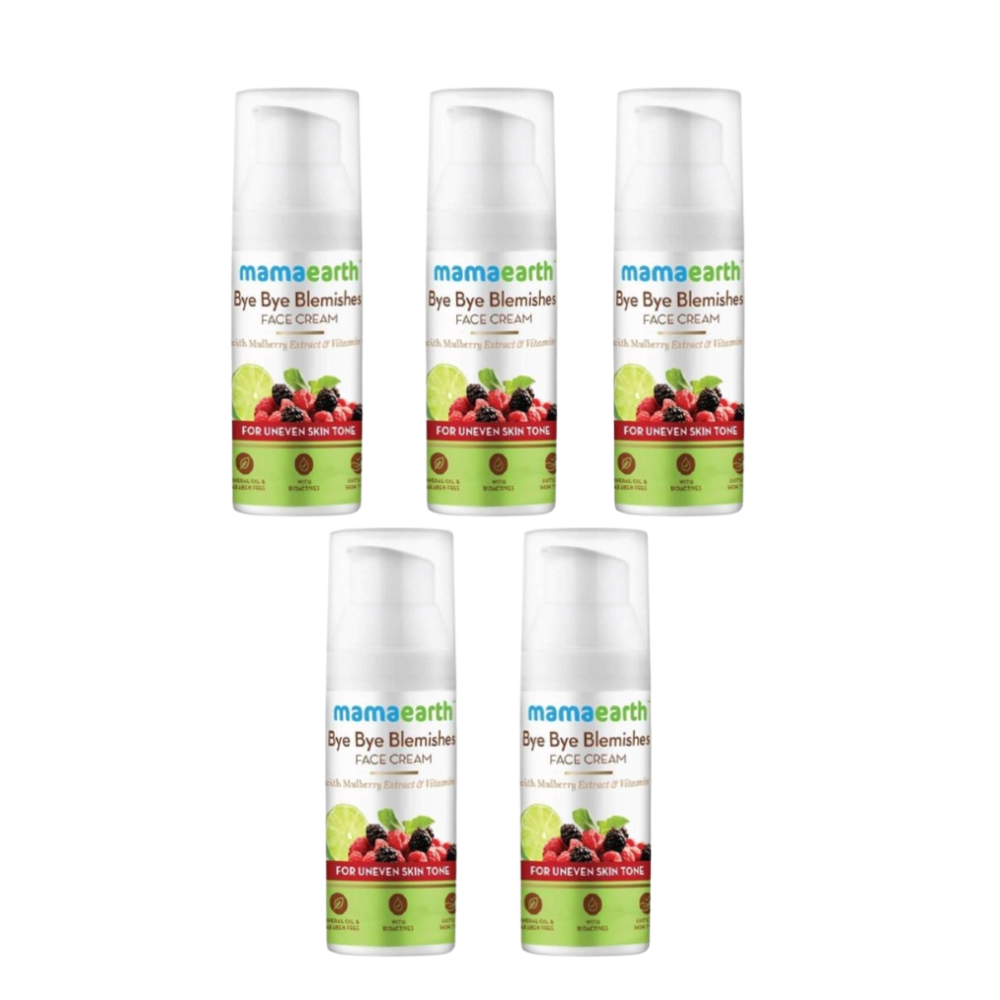 Mamaearth Bye Bye Blemishes Face Cream For Uneven Skin Tone - Distacart