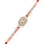 Thumbnail for trueBrowns X Voylla Men's Designer American Diamond Beaded Thread Rakhi For Brother - Distacart