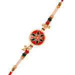 Thumbnail for trueBrowns X Voylla Bejewelled And Beaded Men's Thread Rakhi For Brother - Distacart