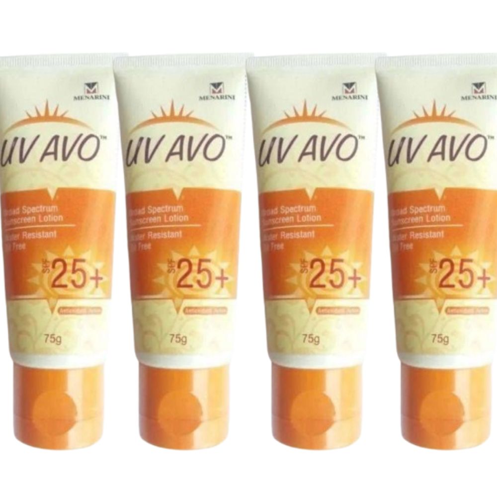 Menarini UV Avo Broad Spectrum Sunscreen Lotion - SPF 25+ - Distacart