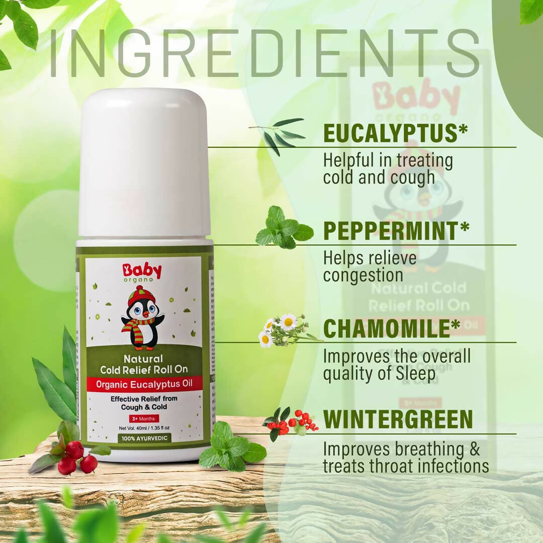 Babyorgano Natural Cold Relief Roll On - Distacart