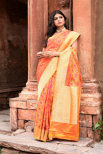 Thumbnail for Joban Fashion Tangent Banarasi Katan Pure Handloom Banarasi Silk Saree