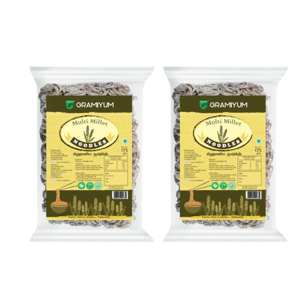 Gramiyum Mixed Millet Noodles – Sirudhaniya Noodles - Distacart