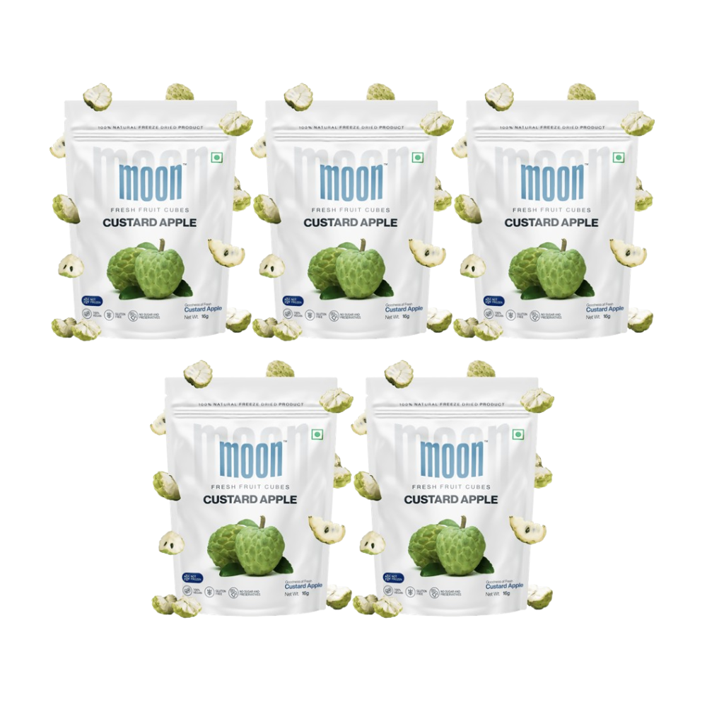 Moon Freeze Dried Custard Apple Cubes - Distacart