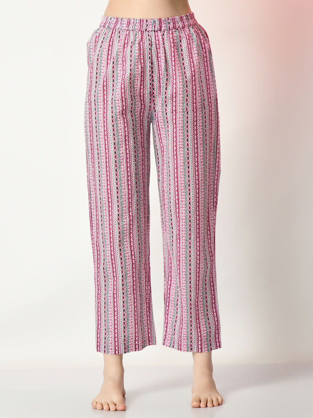 Myshka Women's Multi Printed Kurta With Palazzos - Distacart