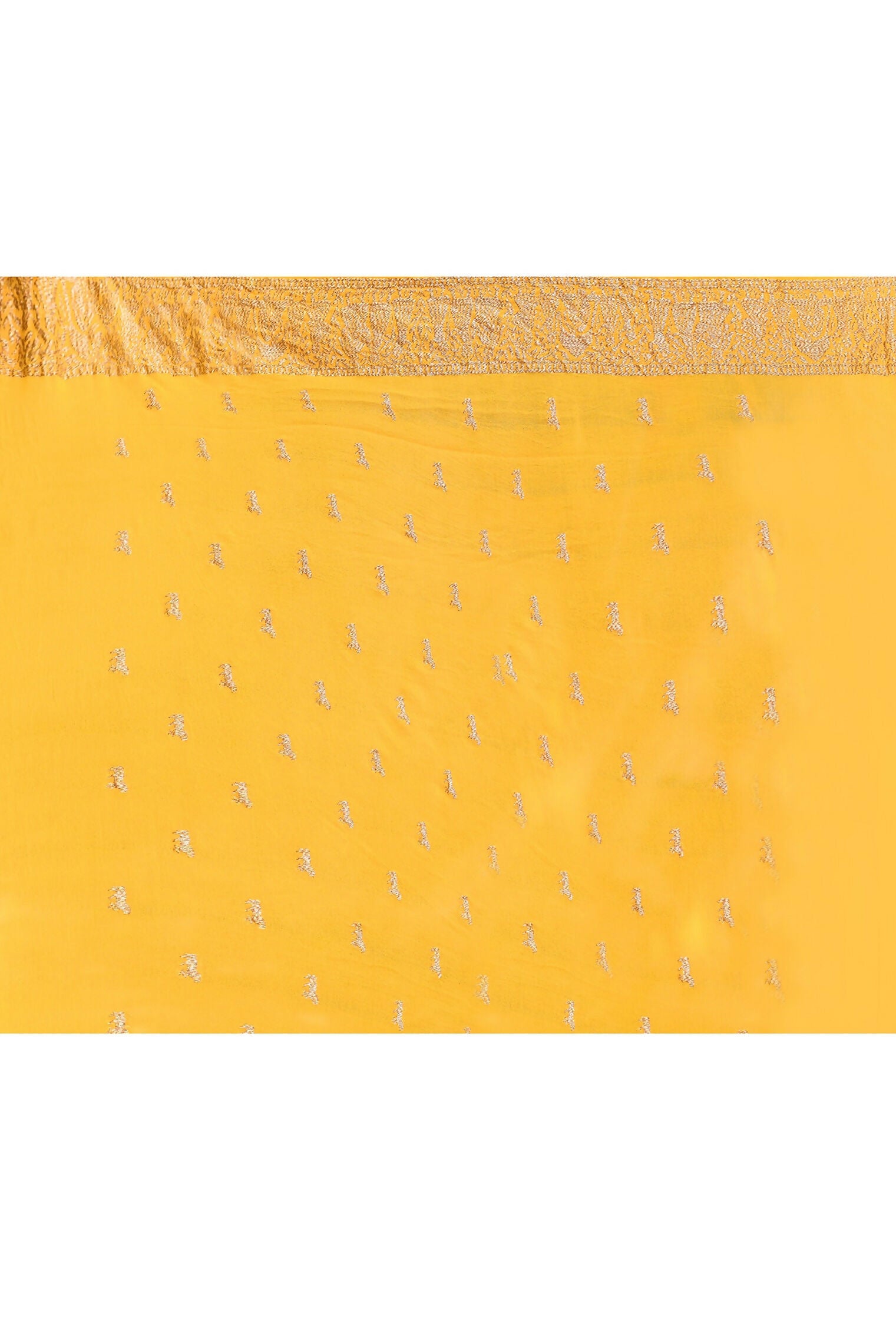 Joban Fashion Purple Crepe Chiffon Pure Handloom Banarasi Silk Saree