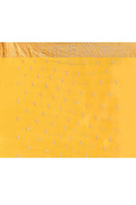 Thumbnail for Joban Fashion Purple Crepe Chiffon Pure Handloom Banarasi Silk Saree