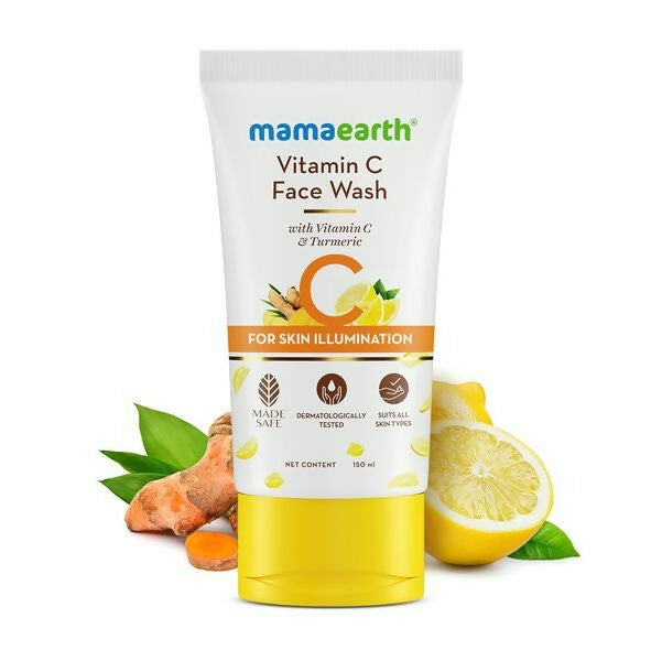 Mamaearth Vitamin C Face Wash with Vitamin C and Turmeric - Distacart