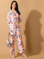 Thumbnail for Myshka Women's Multi Printed Shirt With Trousers - Distacart