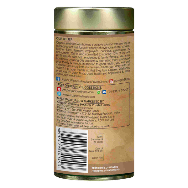 Organic Wellness Ow'Real Masala Chai Tin - Distacart