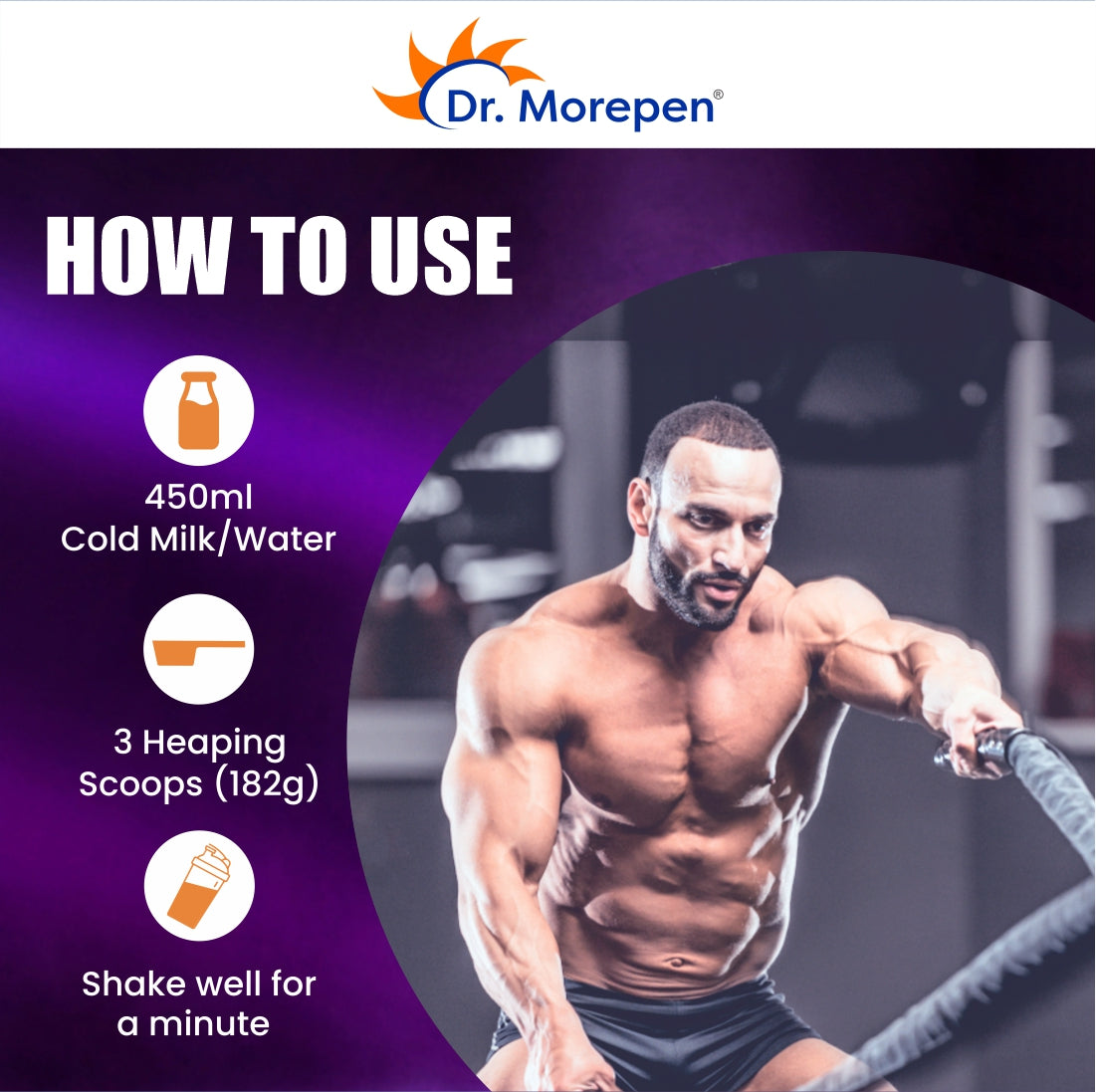 Dr. Morepen Mass Gainer Butter Scotch