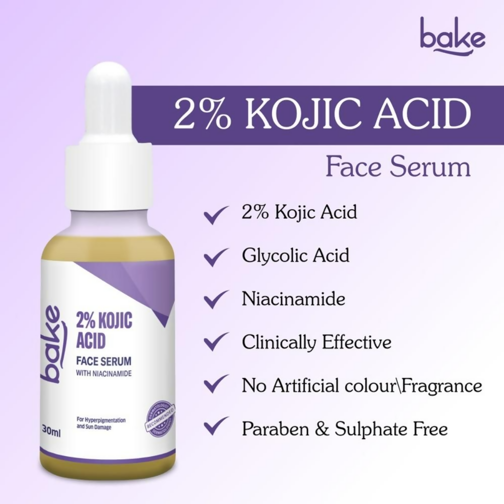 Bake 2% Kojic Acid Face Serum With Niacinamide - Distacart