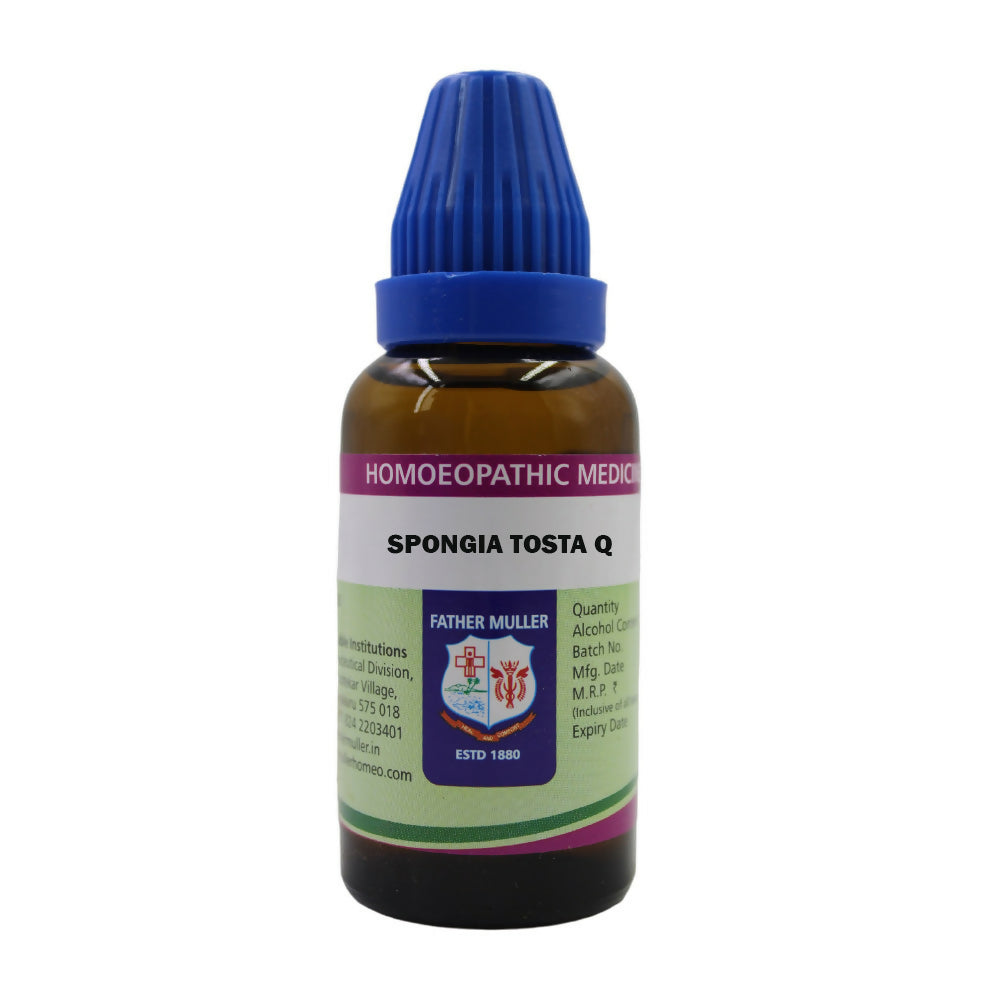 Father Muller Spongia Tosta Mother Tincture Q - Distacart
