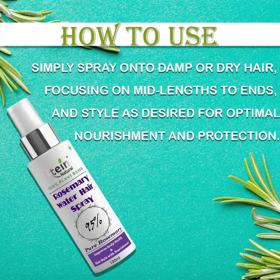 Ktein 100% Plant Based Rosemary Hair Spray - Distacart