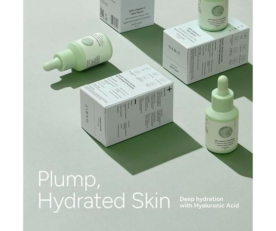 Gabit 20% Vitamin C Face Serum for Glowing Skin - Distacart