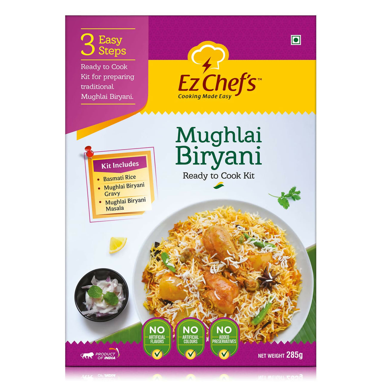 Ez Chef's Mughlai Biryani Kit - Lucknow's Famous Biryani - Distacart