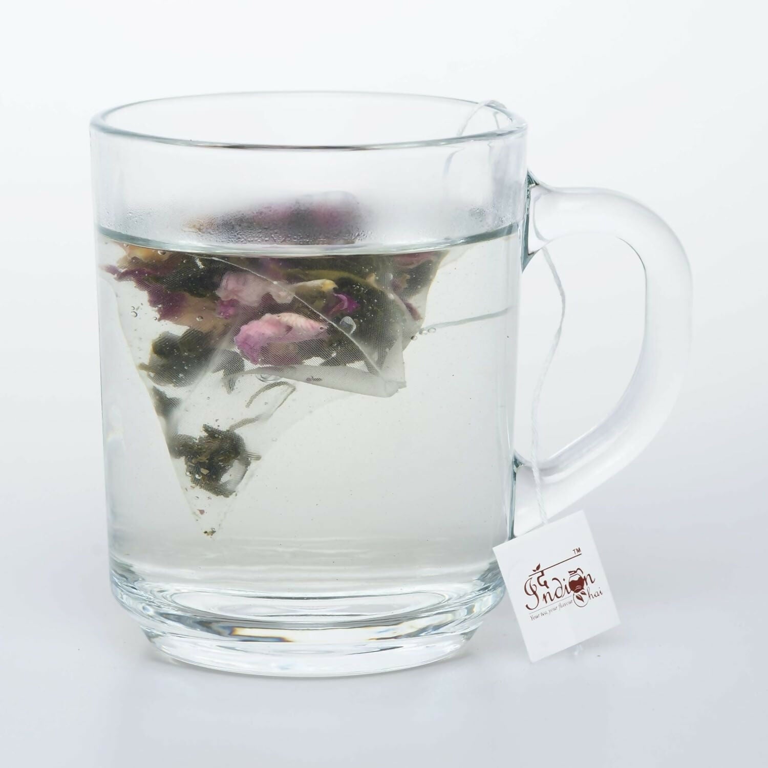 The Indian Chai - Rose Green Tea 30 Pyramid Tea Bags - Distacart