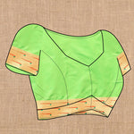 Thumbnail for Vedant Vastram Parrot Color Paithani Silk Saree - Parrot - Distacart