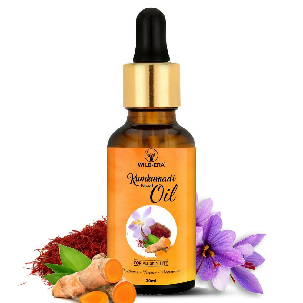 Wildera Kumkumadi Facial Oil For Glowing, Skin Nourishment - Distacart