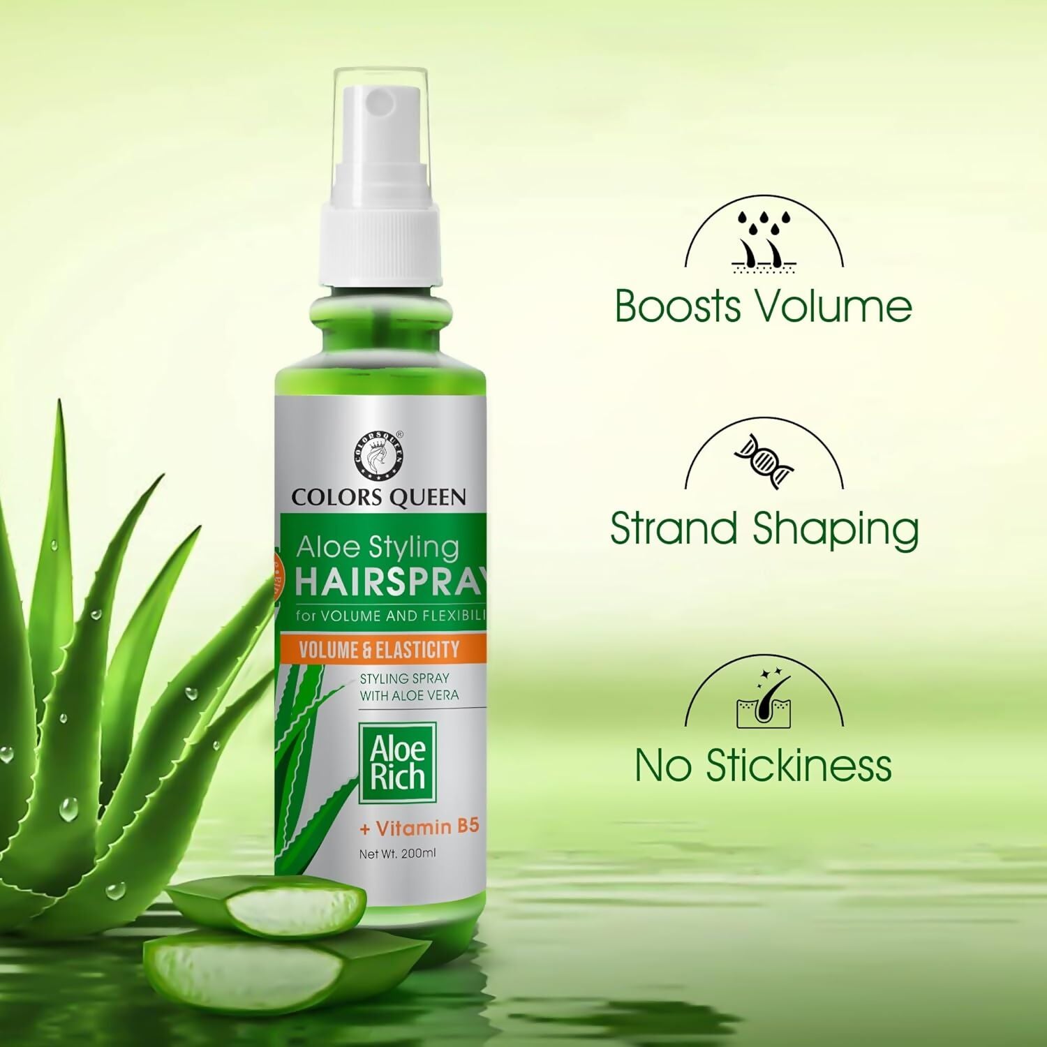 Colors Queen Aloe Styling Hair Spray - Distacart