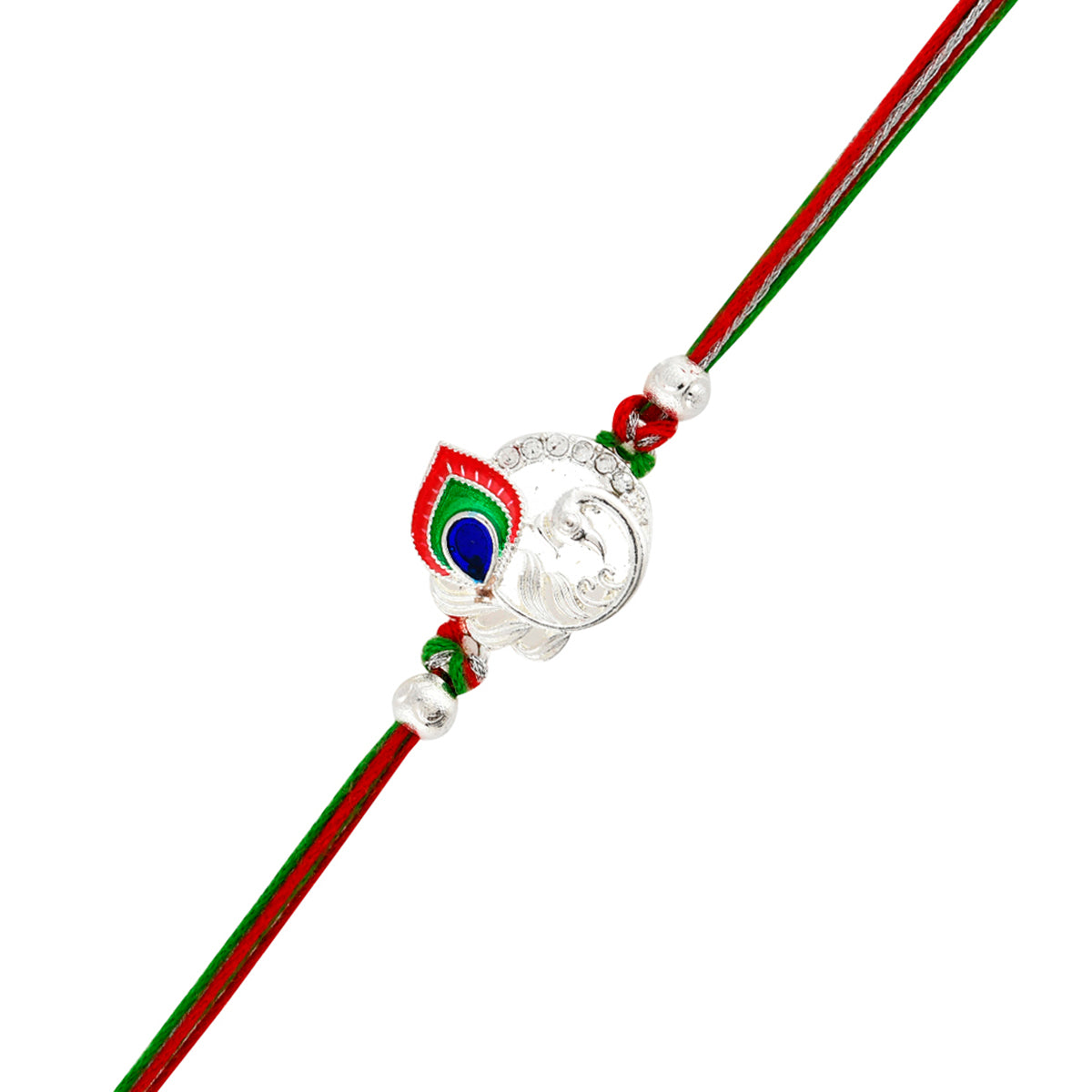 trueBrowns X Voylla Colorful Mor Pankh Thread Rakhi - Distacart
