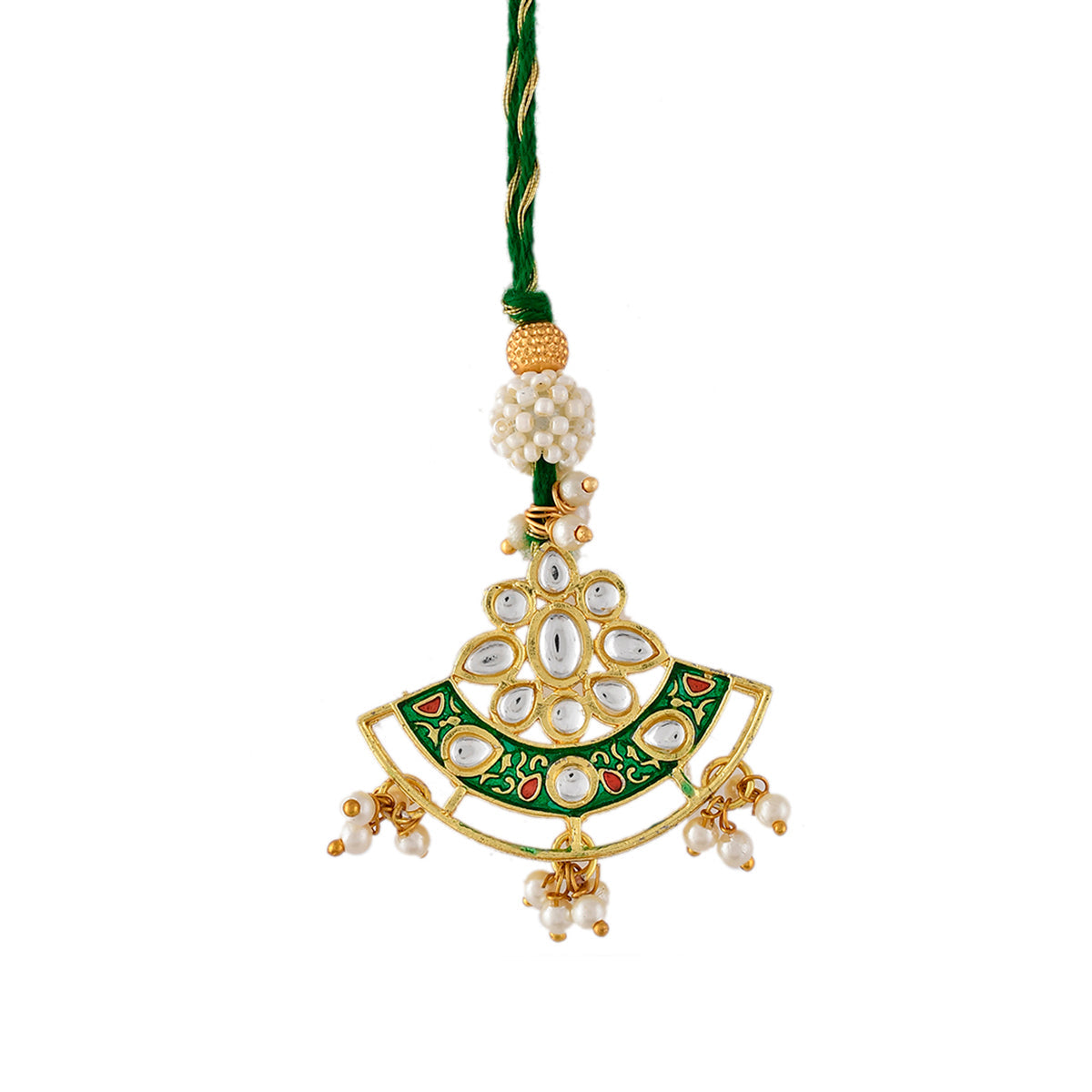 trueBrowns X Voylla Kundan Polki Traditional Bhaiya-Bhabhi Rakhi - Distacart