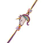 Thumbnail for trueBrowns X Voylla Rainbow Unicorn Beaded Slip-On Rakhi For Kids - Distacart