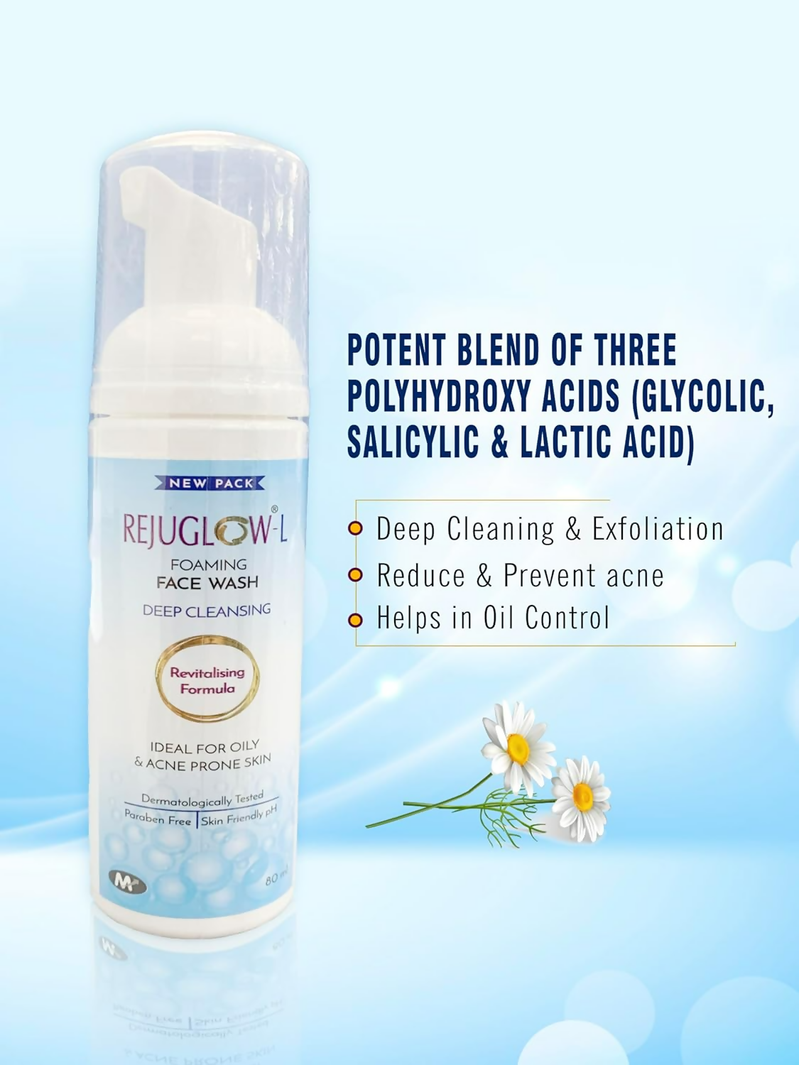 Rejuglow L Foaming Face Wash