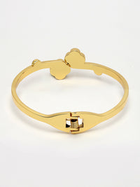 Thumbnail for NVR Women's Set of 2 Gold & Silver Cuff Bracelet