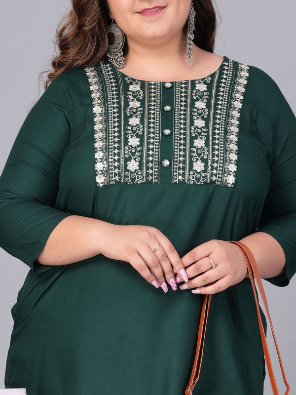 Sztori Women Thread Work Kurta - Distacart