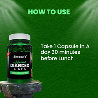 Thumbnail for Sheopal's Herbal Diabdex Diabetes Capsules
