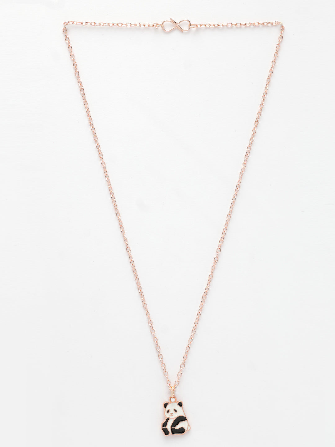 NVR Women's Rose Gold-Polished Chain With Panda Pendant - Distacart