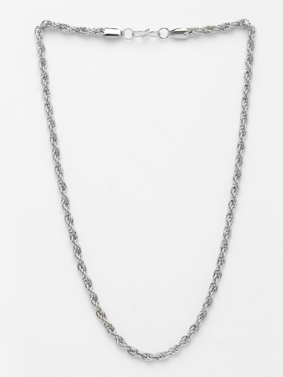 NVR Men's Silver-Plated Stainless Steel Chain - Distacart