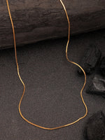 Thumbnail for NVR Women's Gold-Polished Minimal Chain - Distacart