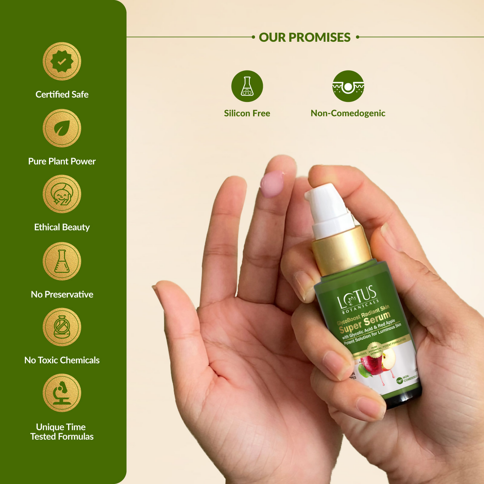 Lotus Botanicals GlycoBoost Radiant Skin Super Serum - Distacart