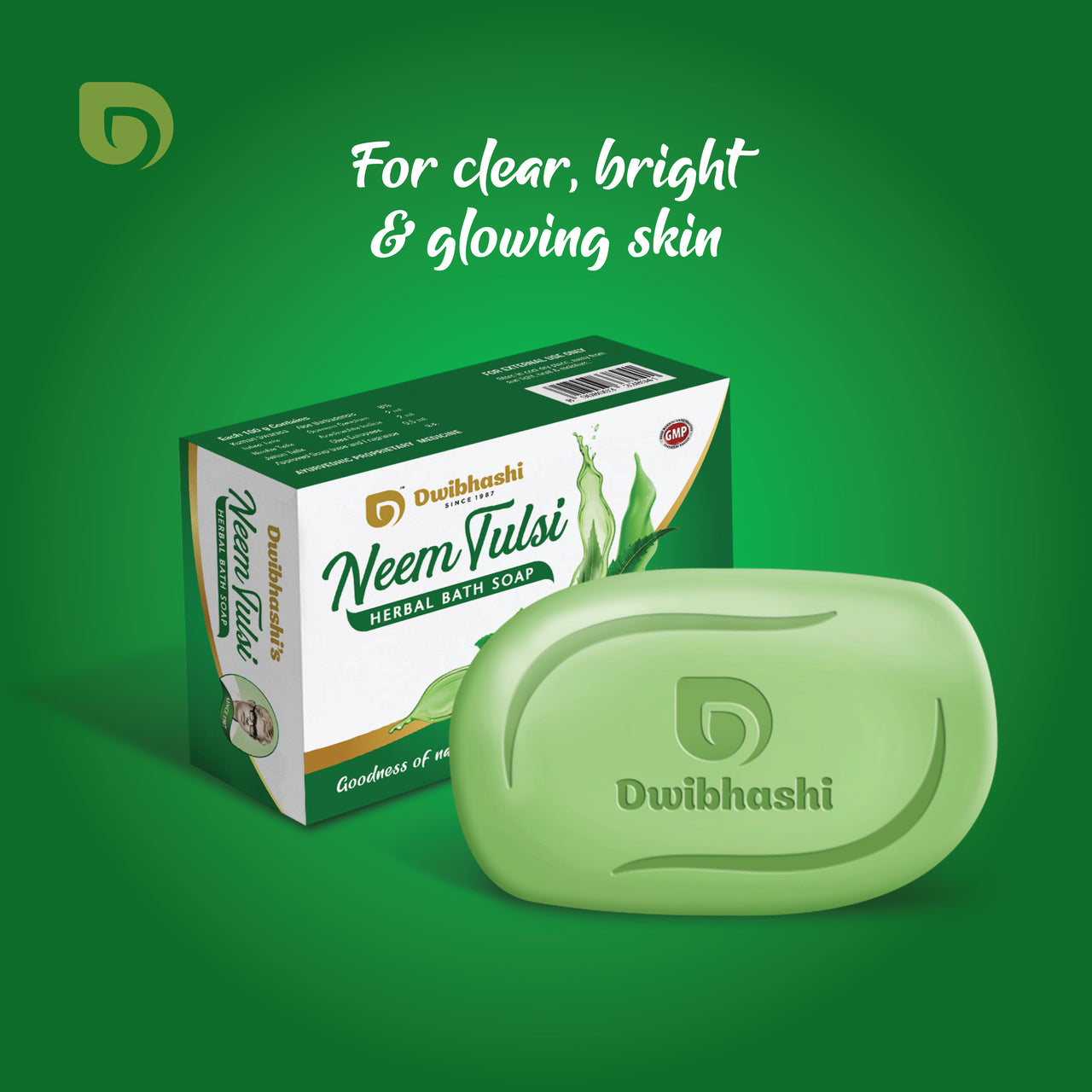 Dwibhashi Neem Tulsi Soap - Distacart