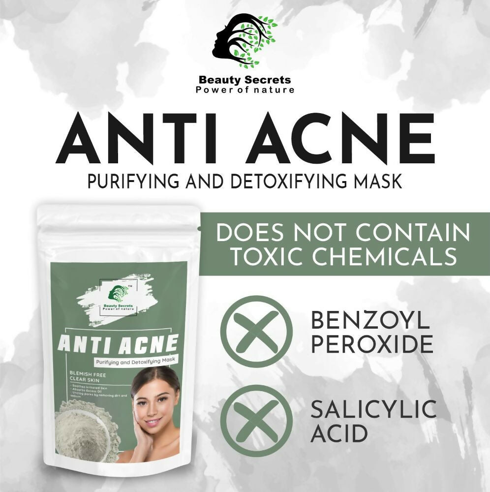 Beauty Secrets Anti Acne Face Mask - Distacart