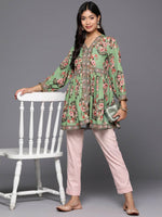 Thumbnail for Ahalyaa Women's Traditional wear Tunic - Green - Distacart