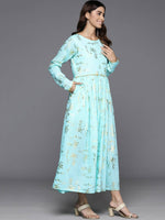 Thumbnail for Ahalyaa Women's Traditional wear Dress - Blue - Distacart