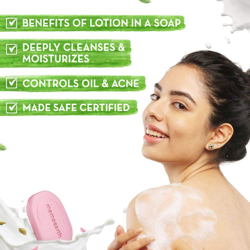 Mamaearth Multani Mitti Moisturizing Lotion Soap (Buy 3 Get 1 Free)