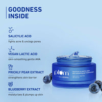 Thumbnail for Plum Salicylic & Lactic Acid Skin-Smoothing Gel Moisturizer - For Active Acne & Oil-Free Hydration